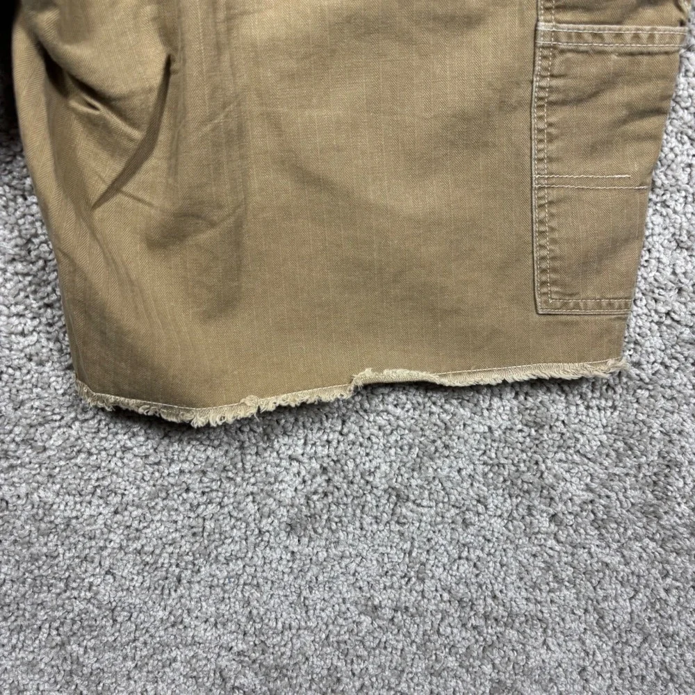 Polo Ralph Lauren Mens Drill Khaki GI Fit Military Carpenter Shorts 33 Brown